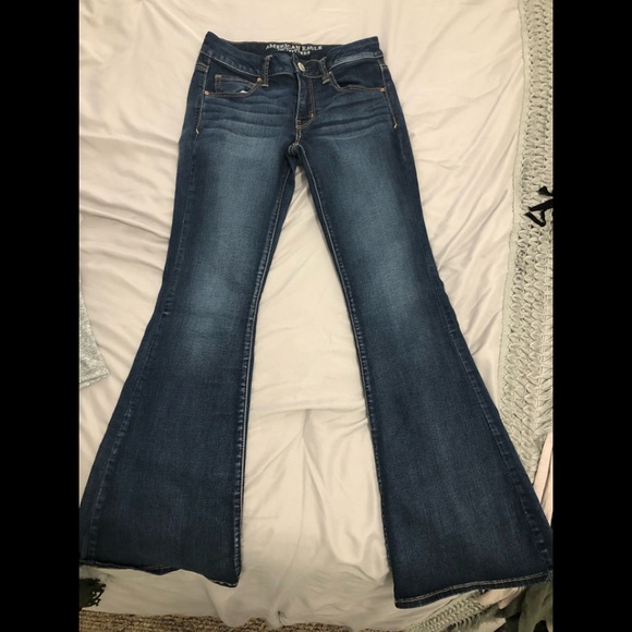 American eagle boho flare jeans - Picture 1 of 5